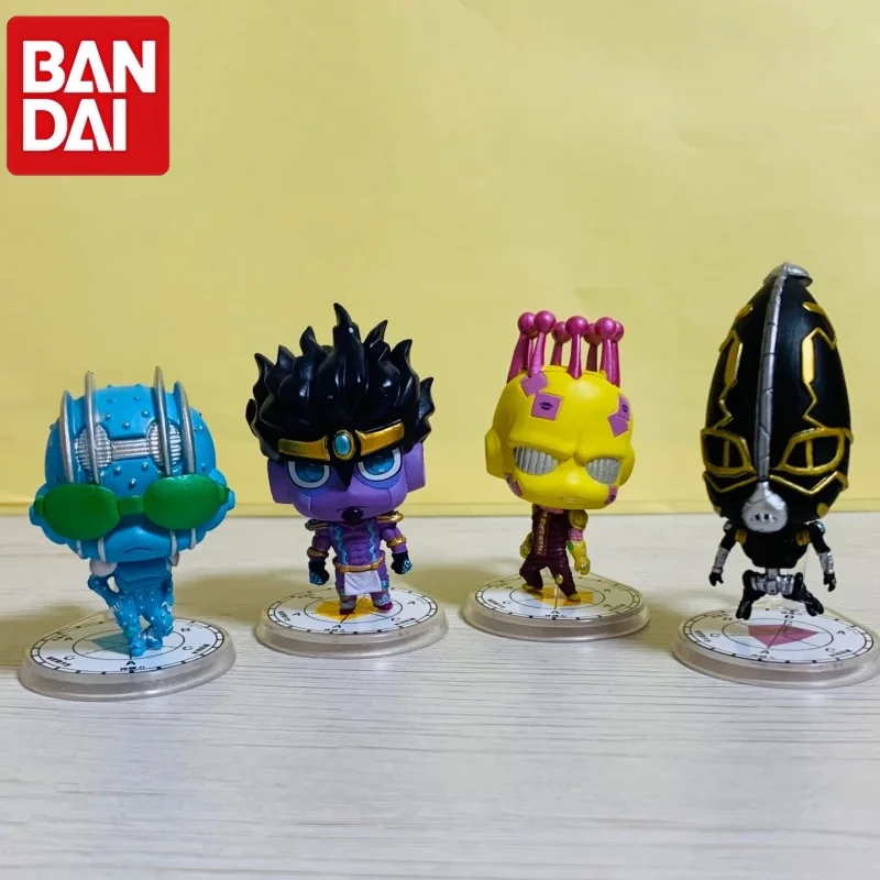 

Bandai JoJo's Bizarre Adventure Action Figures Gashapon Ball REO1 Kujo Jotaro Pierre Polnareff Joseph Dio Ornament Original