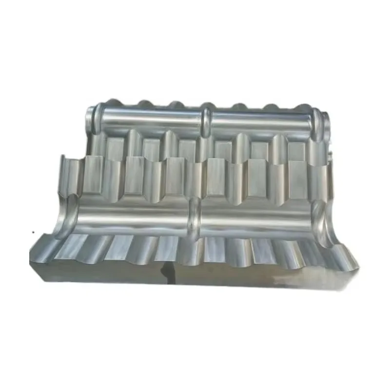 Glazed tile top slope T ridge tile end inclined drainage plate left/right eaves ridge tile accessories mold