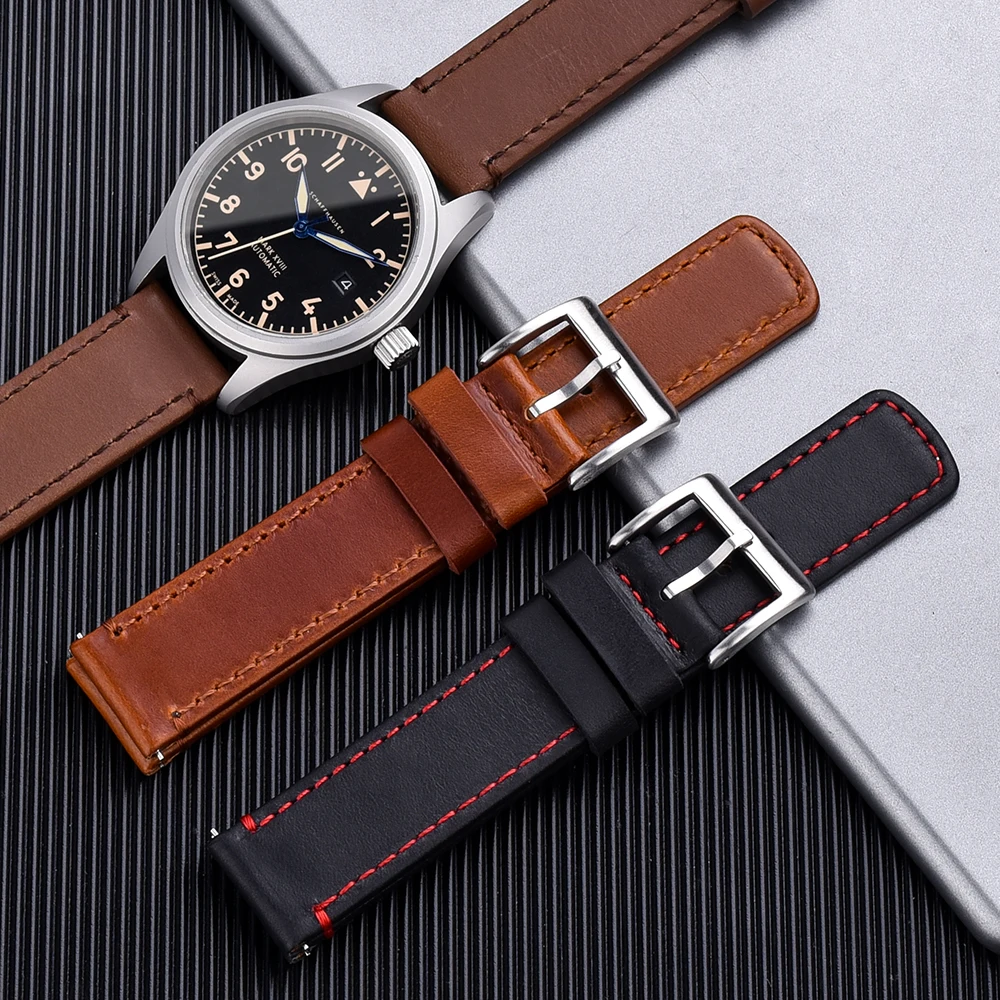 Leather Watch Strap… - image