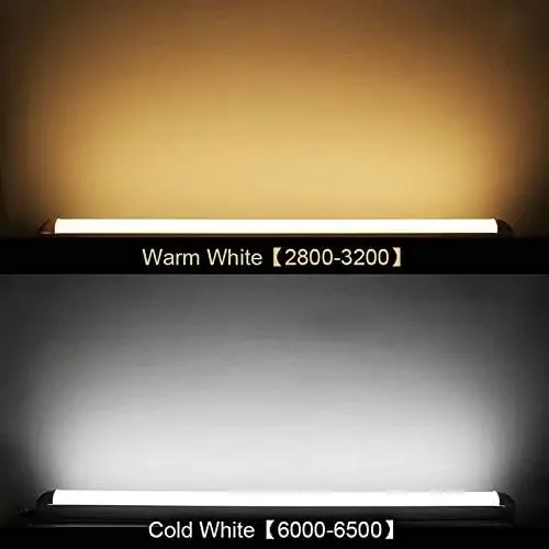 10 قطع مصابيح أنبوبية LED، 8 أقدام، 100 وات على شكل حرف V، لمبة R17D/HO 8FT LED، 6000K أبيض بارد، 14500LM، غطاء شفاف