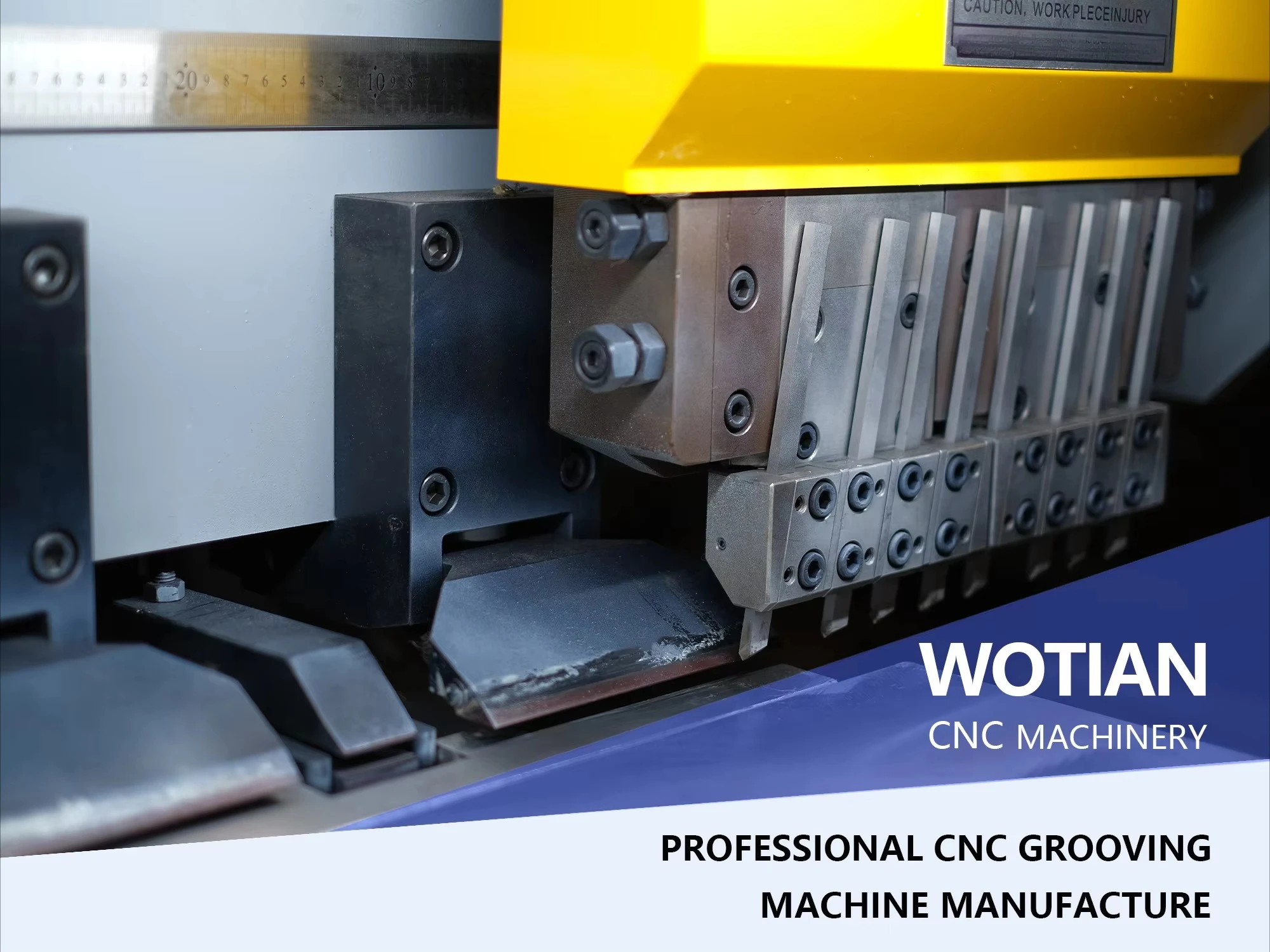 Portable WOTIAN Automatic Gear-Driven Vertical Grooving Machine-Convenient Metalworking Tool for On-Site Use