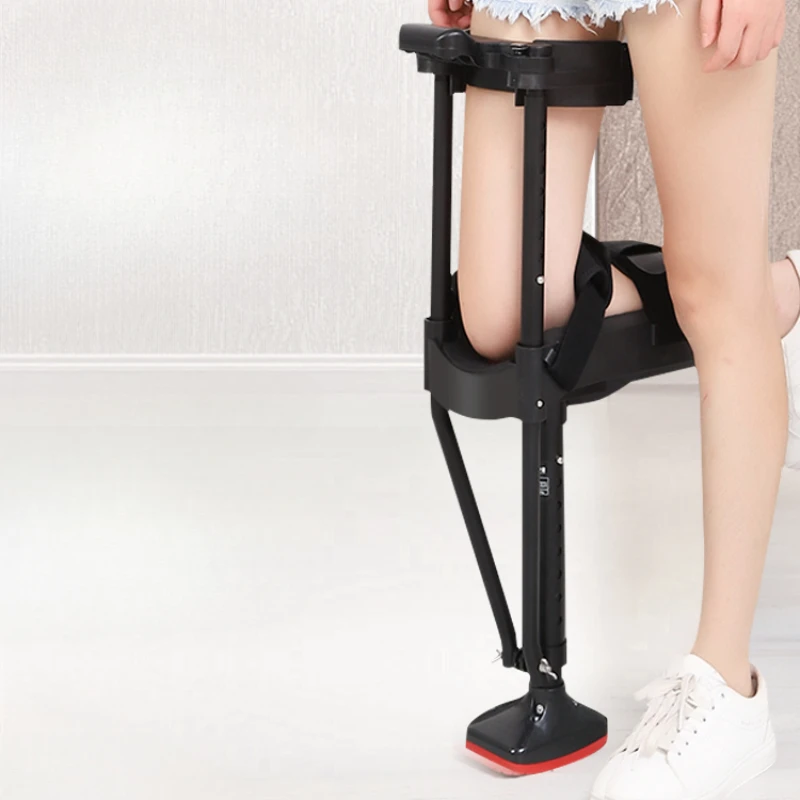 

Ankle joint fracture, ankle injury, walking aid, single leg walking aid, sprain, anti slip telescopic crutch