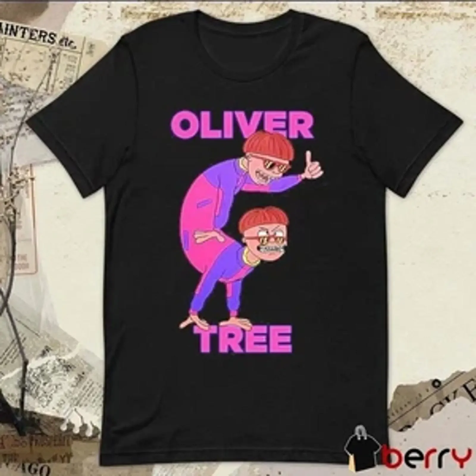Oliver Tree Dog 2 Olivers T Shirt S 5XL vintage Washed graphic Top For Everyday Wear Breathable Versatile Casual fashion Soft
