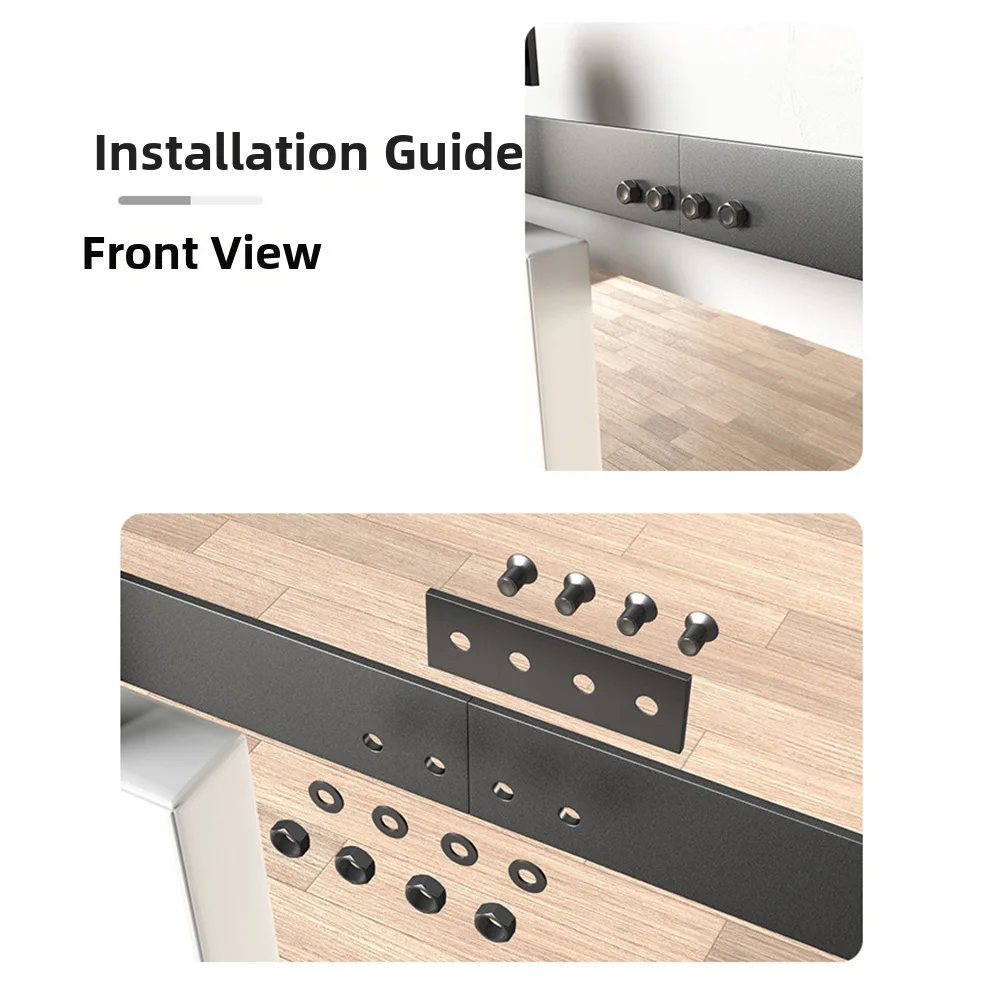 Heavy Duty Barn Door Connector Barn Door Connector Track Connector 4 hole Robust Load-Bearing Good Material Effortless Track