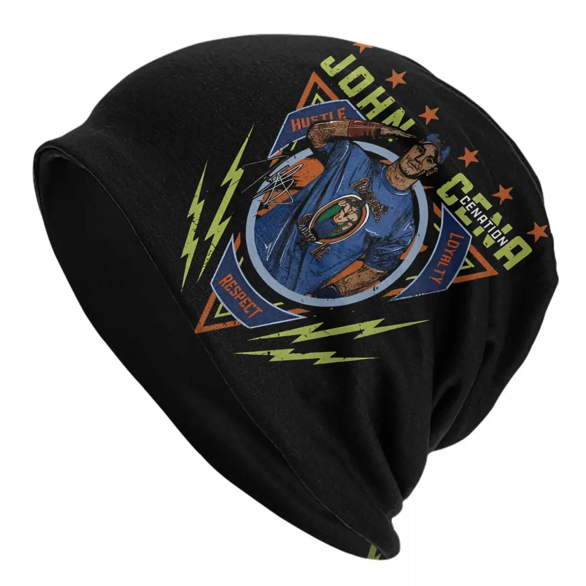 John Cena Salute Skullies Beanies Hats Casual Unisex Street Caps Warm Multifunction Bonnet