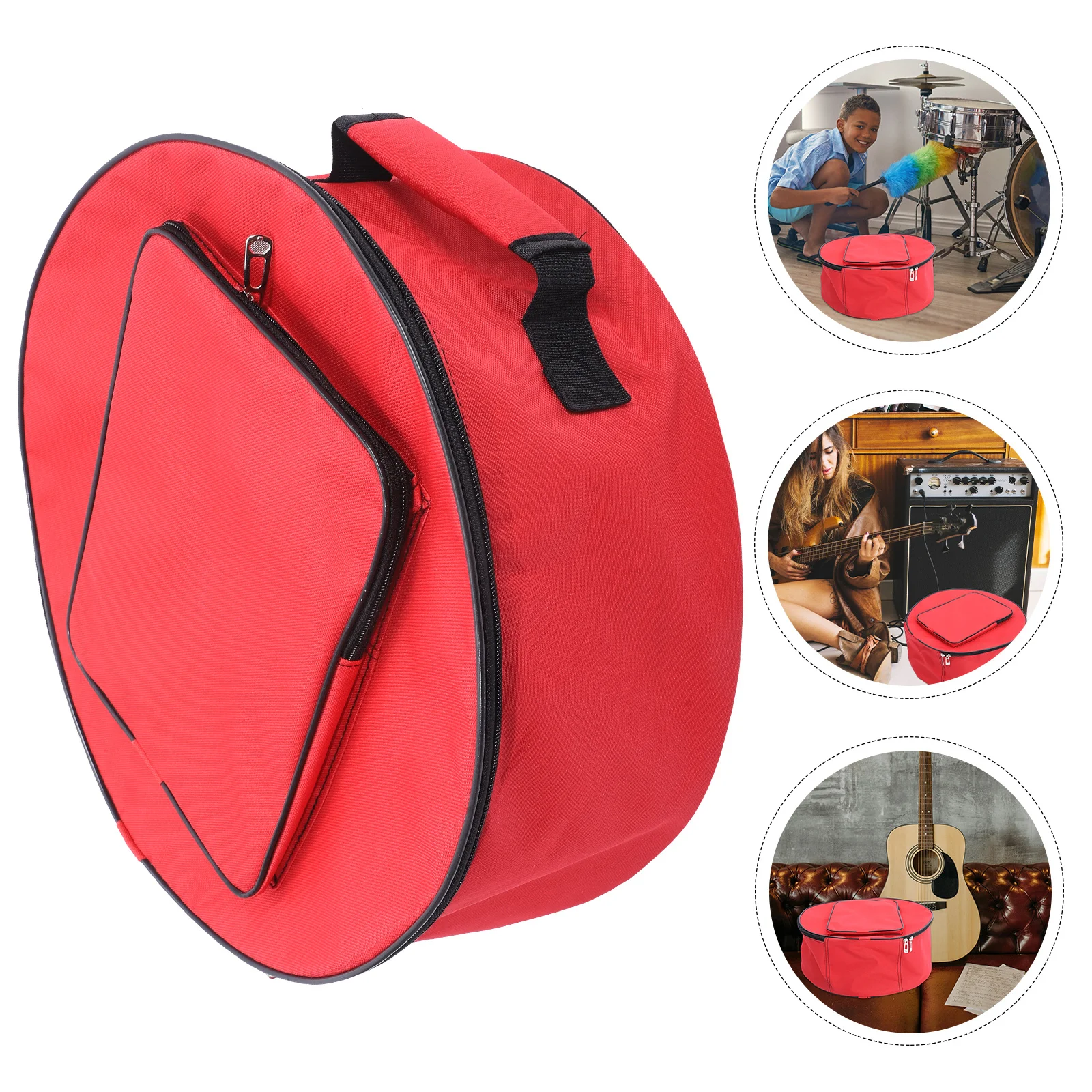 

Snare Drum Carrying Bag High Quality Oxford Cloth Long Lasting Safe Storage Pouch for Percussion Instruments Snare Drum Bag