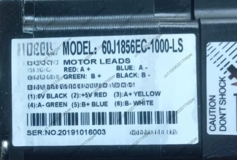 1.5nm two-phase 60 closed-loop stepper motor model: 60j1856ec-1000 actual photo