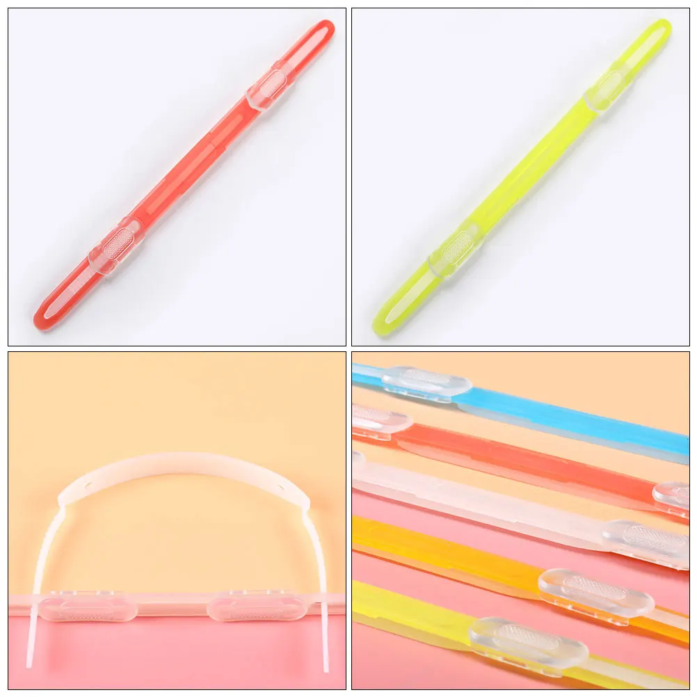 30 قطعة من مشابك المستندات المكتبية، مشابك تنظيم الملفات البلاستيكية، مشبك ربط أوراق فضفاضة للعمل المدرسي