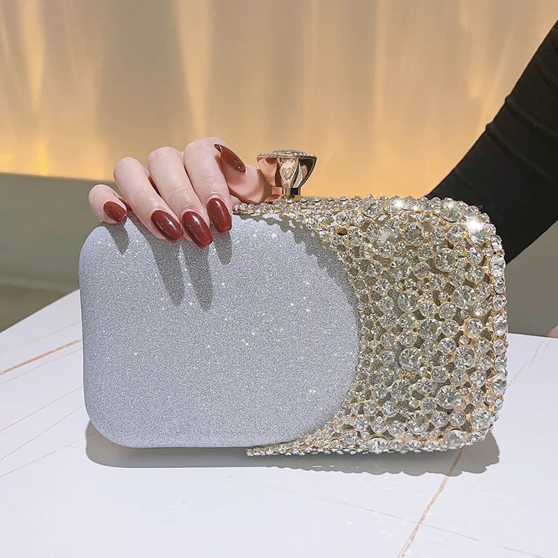 Women Luxury Clutches Party Dinner Bag Girl Dress Banquet Bridesmaids Glitter Handbag Ladies Evening Fashion Purse