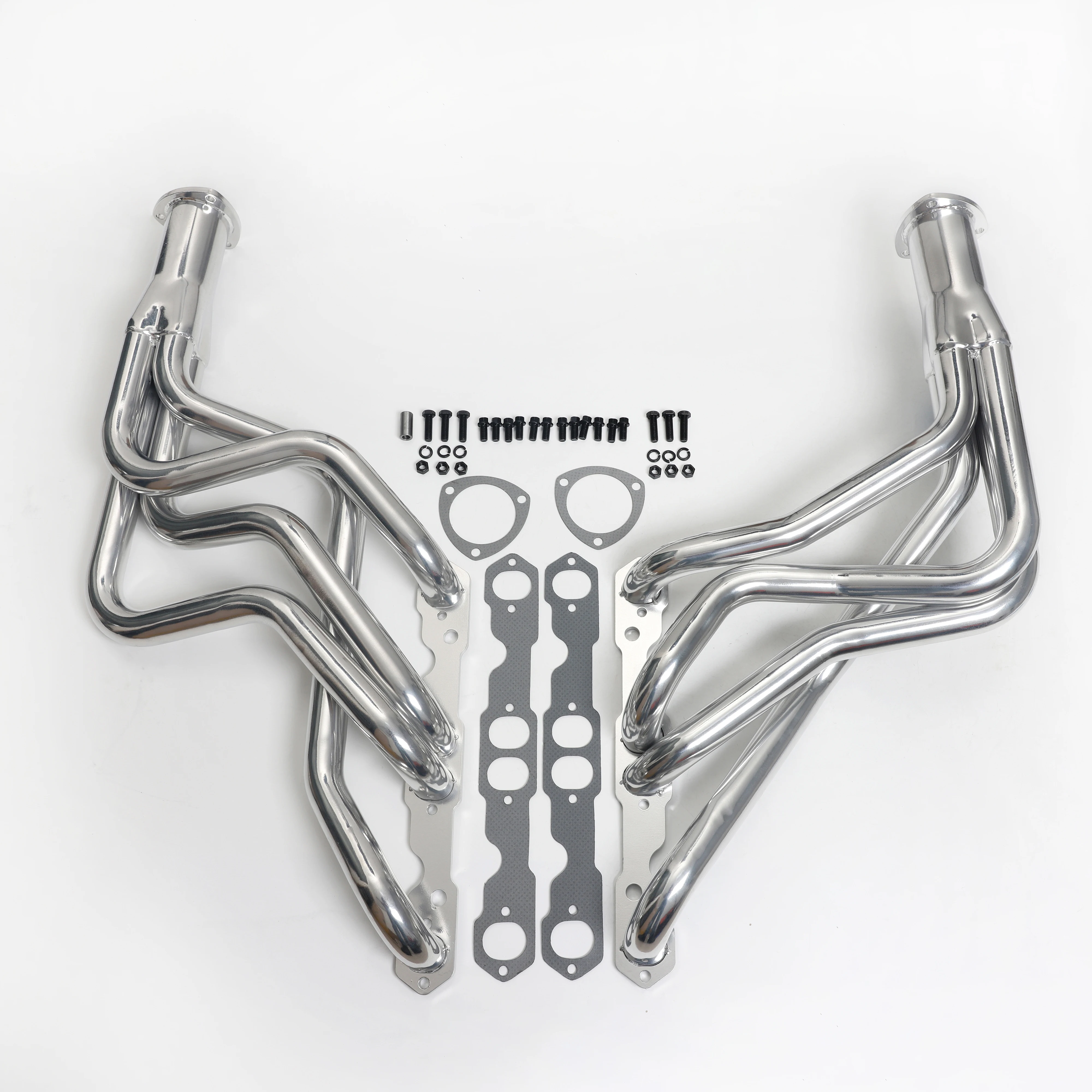 FOR 64-74 CHEVELLE/El CAMINO MONTE CARLO 283-400CI CERAMIC COAT LONG TUBE HEADER