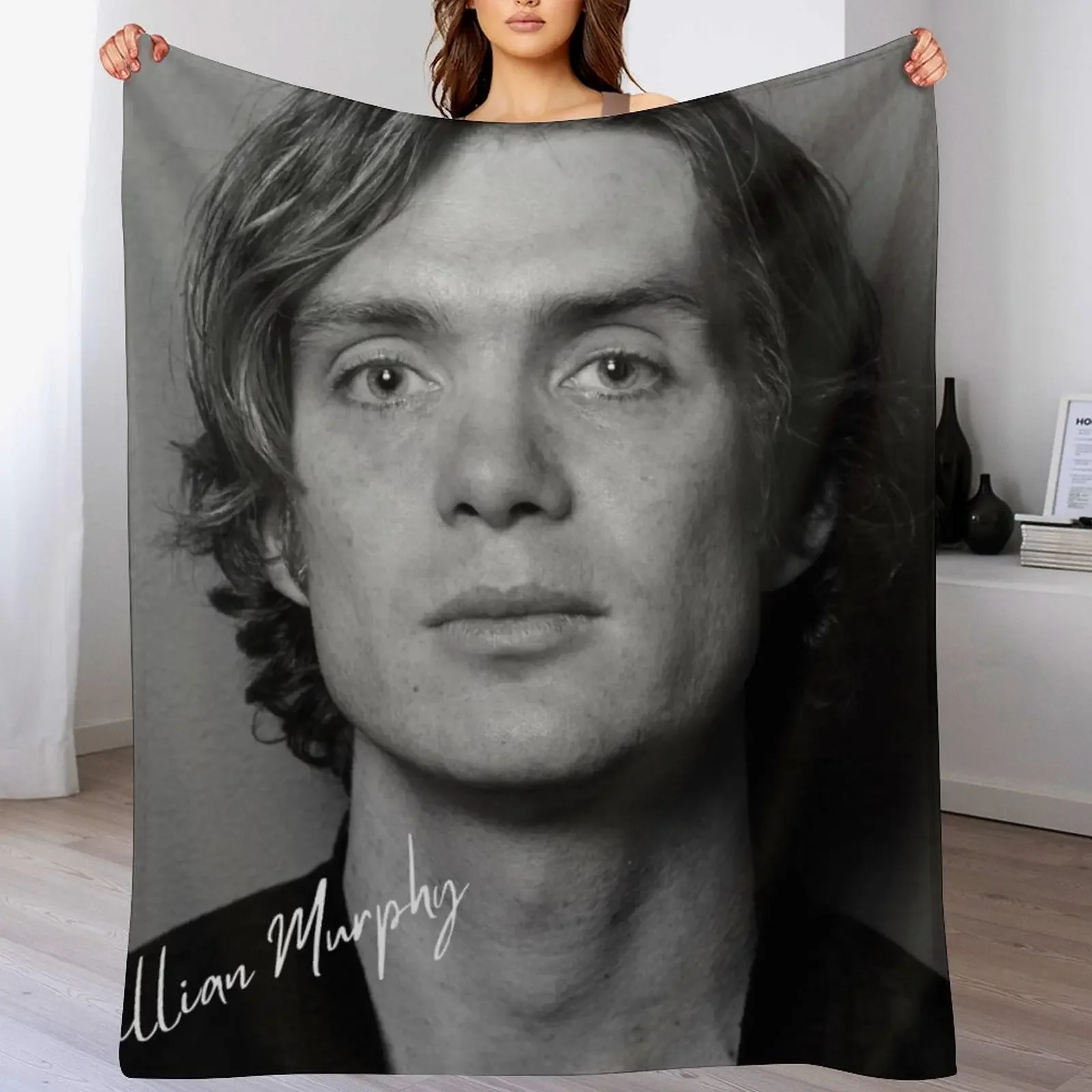 

Cillian Murphy Throw Blanket Weighted Comforter Soft Beds warm for winter Blankets