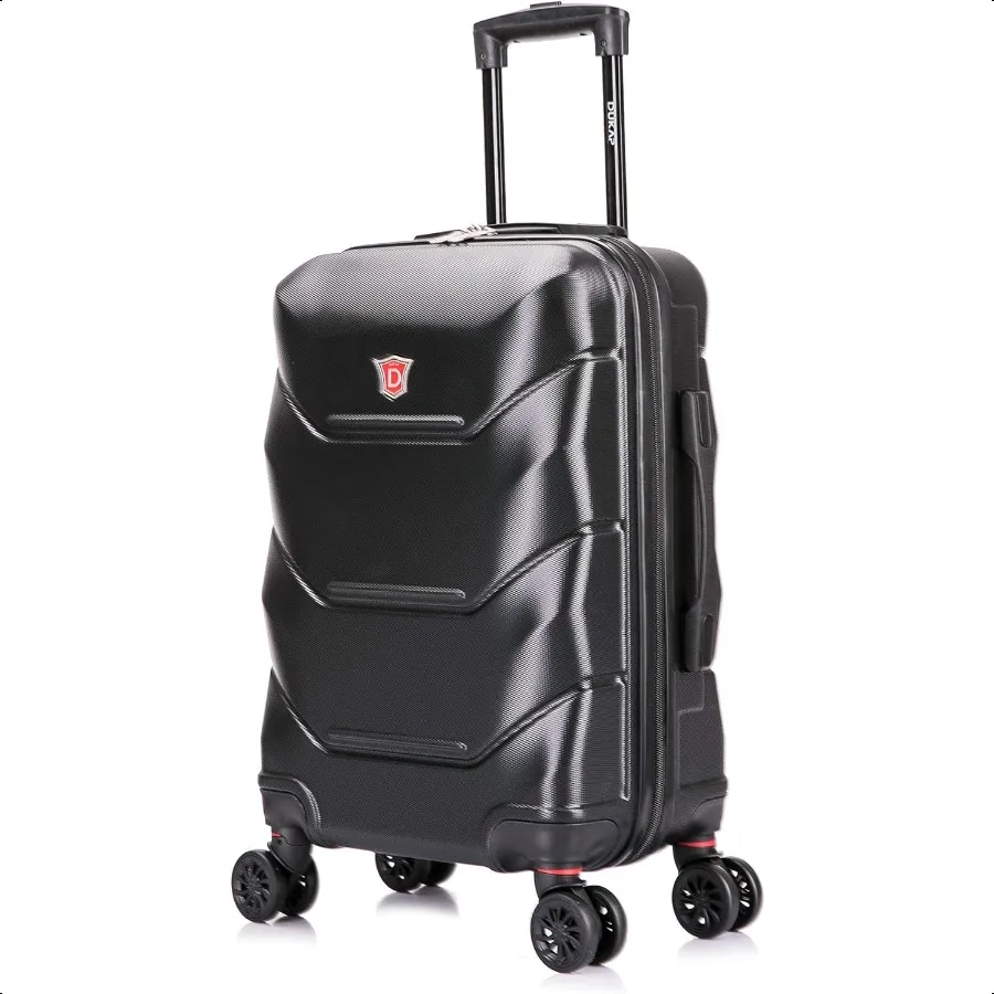 

ZONIX Lage with Spinner Wheels Durable Lightweight Hardshell Suitcase Spacious Travel Bag with Handle and Trolley 20Inch Carry