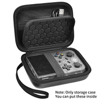 Retro Game Console Case for RG353V/R36S, Universal Portable Storage Bag for Handheld Emulator & Accessories, Travel Protective C