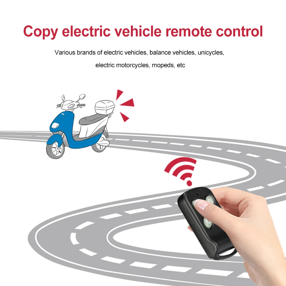 315/433MHz RF Remote Control Mini Copy Duplicator Key Butterfly 4 Button for Electric Garage Door