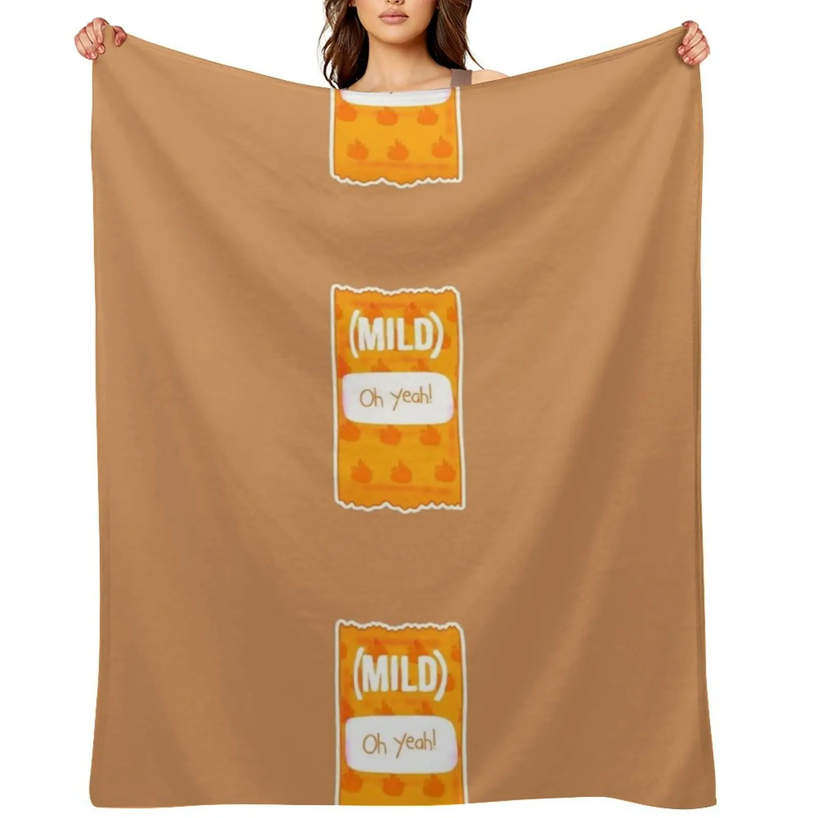 

Taco Bell Mild Sauce Throw Blanket Giant Sofa Soft Thermal for sofa Blankets