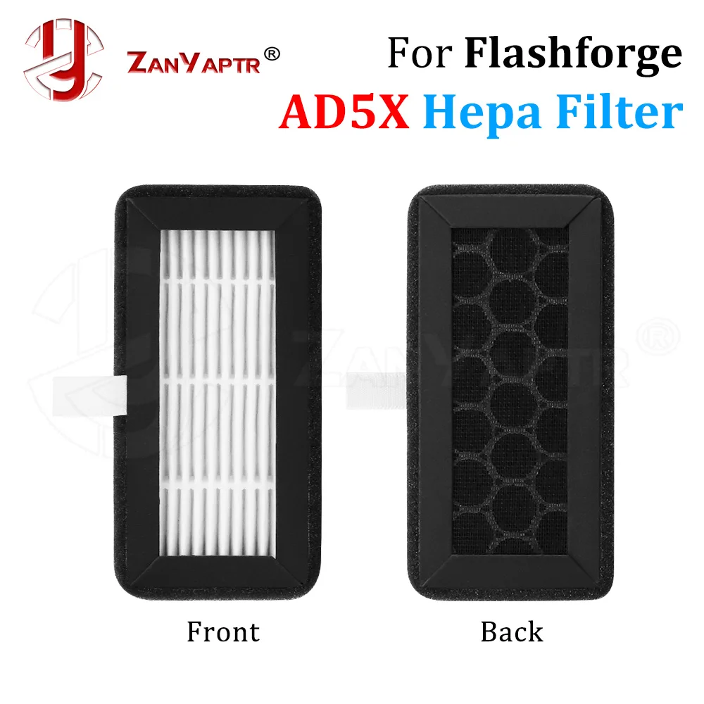 

Сменный HEPA-фильтр для Flashforge AD5X: высокоэффективная фильтрация, простая установка, для аксессуаров 3D-принтеров