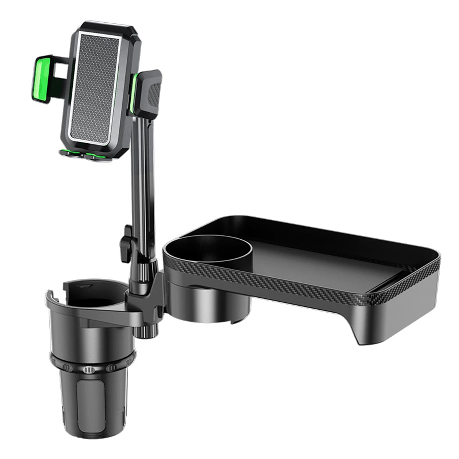 Car Water Cup Holder Beverage Holder Coffee Bottle Holder Can Mounts Holders with 360° Rotation Tray Auto Seat Organizer