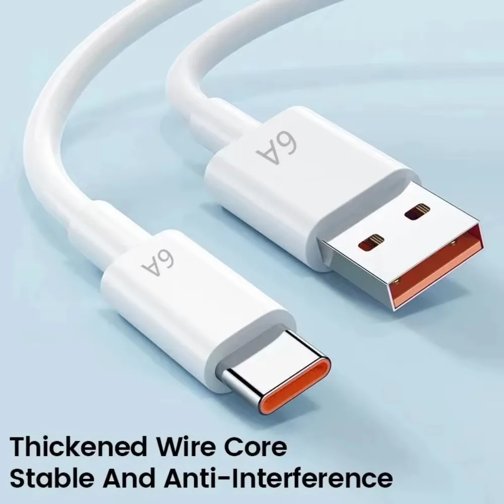 For Xiaomi 120W USB Super Fast Charger Power Adapter Mi 12 11 6A Type C Cable POCO X5 X4 Pro Note 9 10 11 Charging
