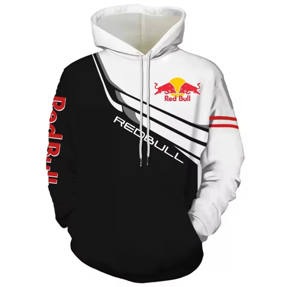 Nouveau sweat à capuche de sport Red Bull à la mode Red Bull 3D imprimé sweat à capuche pour hommes vêtements de sport en plein air sweat à capuche de course vêtements Red Bull