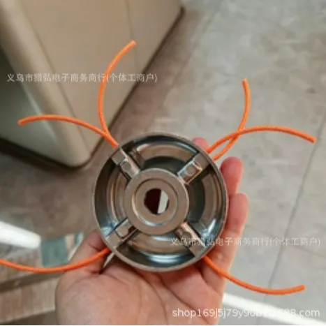 Durable Steel Wire Grass Trimmer Head Replacement Universal String Trimmer Head For Lawn Mower Garden Grass Cutting Tool Accesso