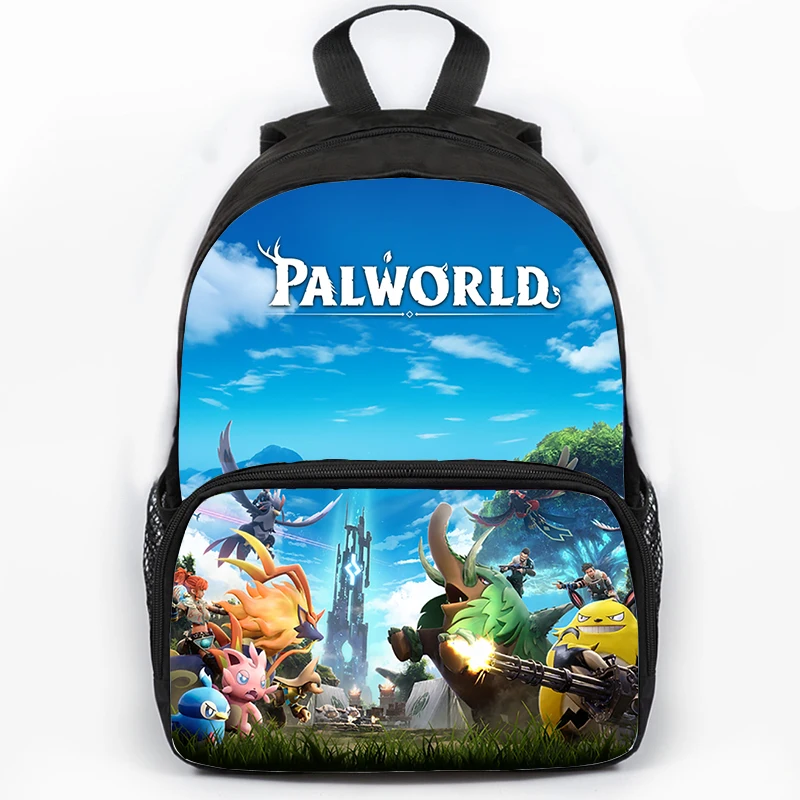 

Game Palworld 3d Print Backpack Funny Cartoon School Bags for Boys Girls Nylon Laptop Daypack Teenager Large Capacity Travel Bag