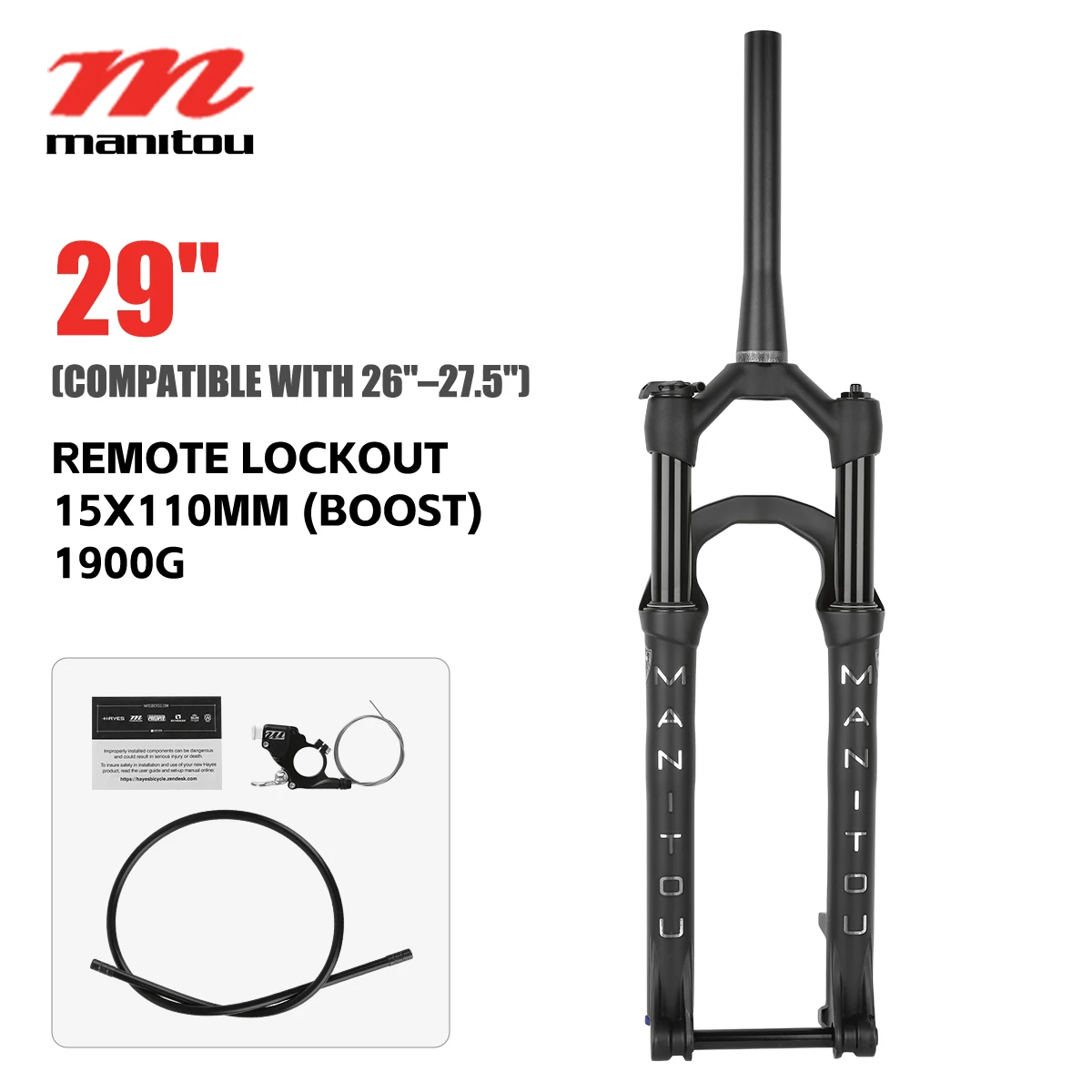 MANITOU 29inch MTB BOOST Bike Fork M30 Suspension Fork Markhor MTB