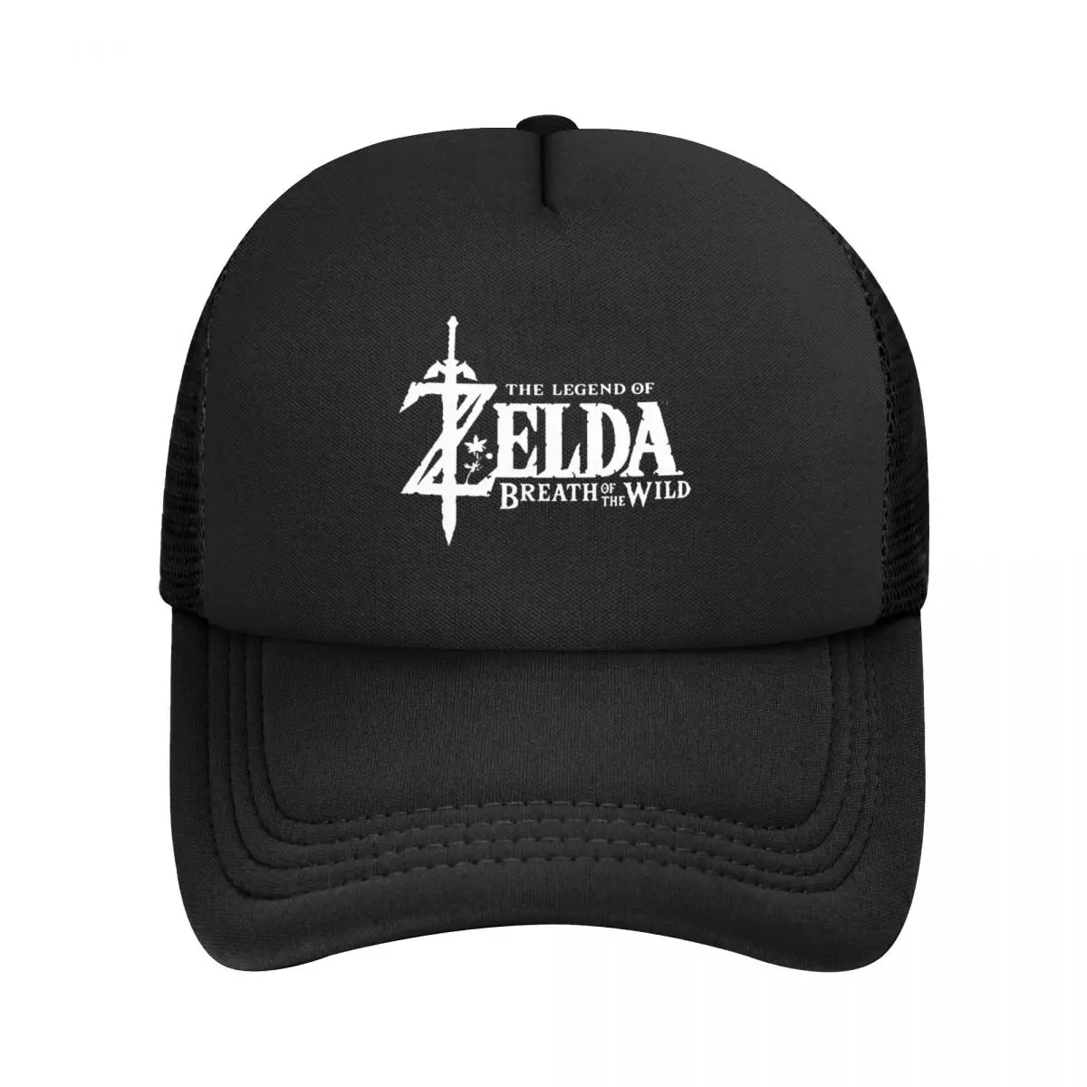 Z-Zelda Tears Of The Kingdom Game Mesh Baseball Cap Unisex curved Trucker Cap Hats Adjustable Snapback Caps Golf Hats Summer