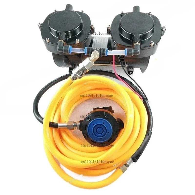 DP70B 12V 160w Diving Compressor Pump for Third Lung Serface Hookah Diving System with Hose Regulator