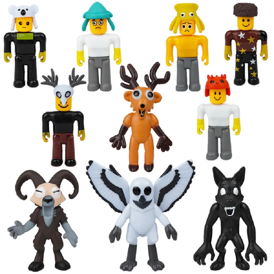 5/6/10Pcs/Set 99 Nights In The Forest Figures Toys Statue Anime Horror Game Peripheral 99 Nights In The Forest Figurine Toy Gift