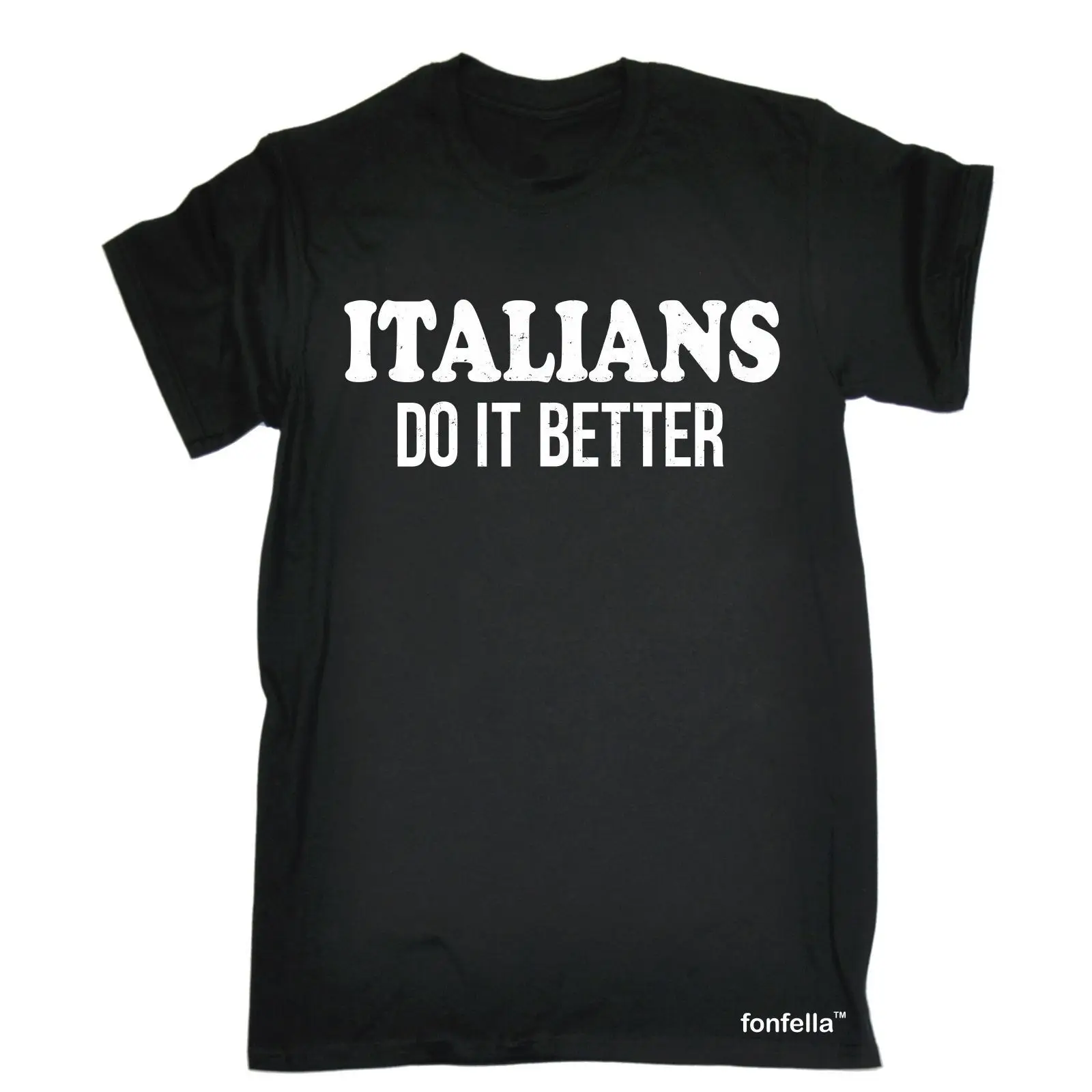 Italians Do It Better Quality Printing T-SHIRT For Men Casual 100% Cotton Round-neck Short Sleeve Oversize Hip Hop Tee Shirts