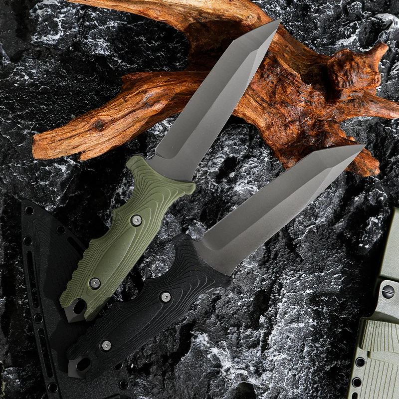 

Wild Camping Style Knife, Pocket Knife, Wilderness Knife, Portable Knife, Outdoor High Hardness Multifunctional Knife