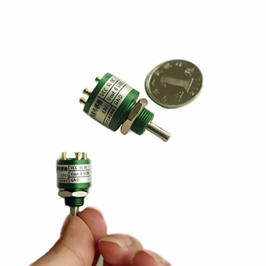 

P3015 Tiny Size Contactless Hall Effect 360 ° Angle Sensor Encoder 3mm Shaft 15mm Outer Dia Voltage 5V DC Output Signal 0-5V DC