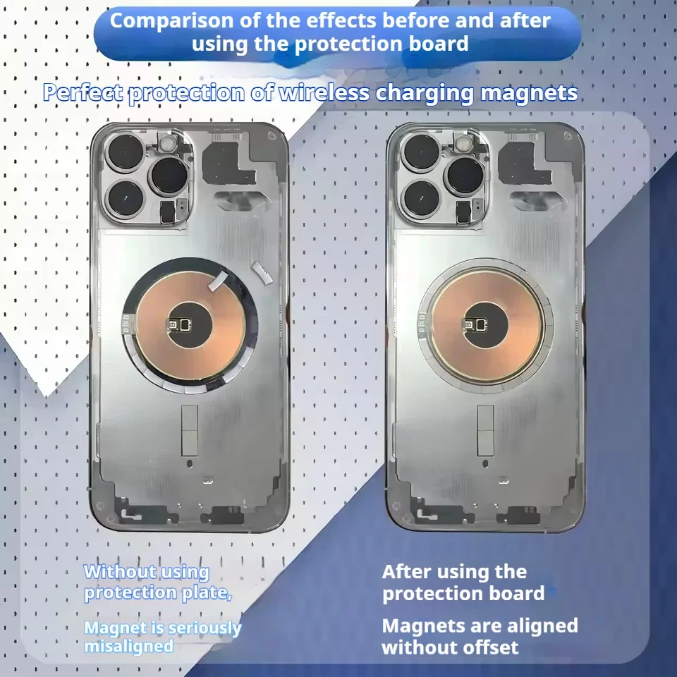 La plaque de Protection magnétique LANRUI Z9 Z9S empêche l'aimant de tomber le remplacement du verre arrière pour la réparation du cadre en verre du téléphone