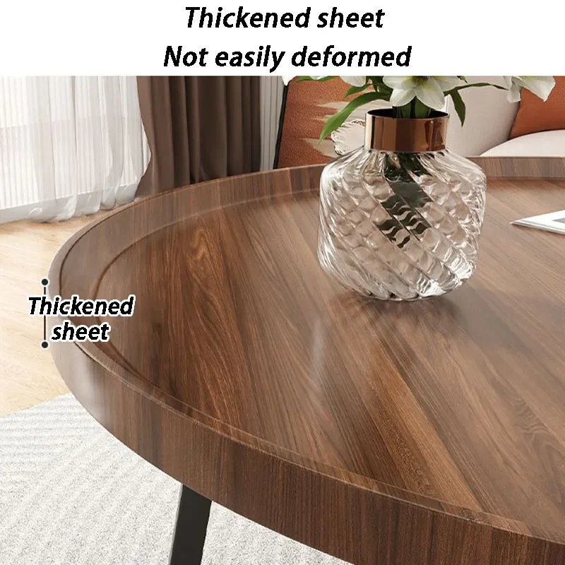 Luxury Coffee Table Nordic Living Room Center Tables Modern Minimalist Round Table Sofa Beside Tea Tables Furniture Decorations