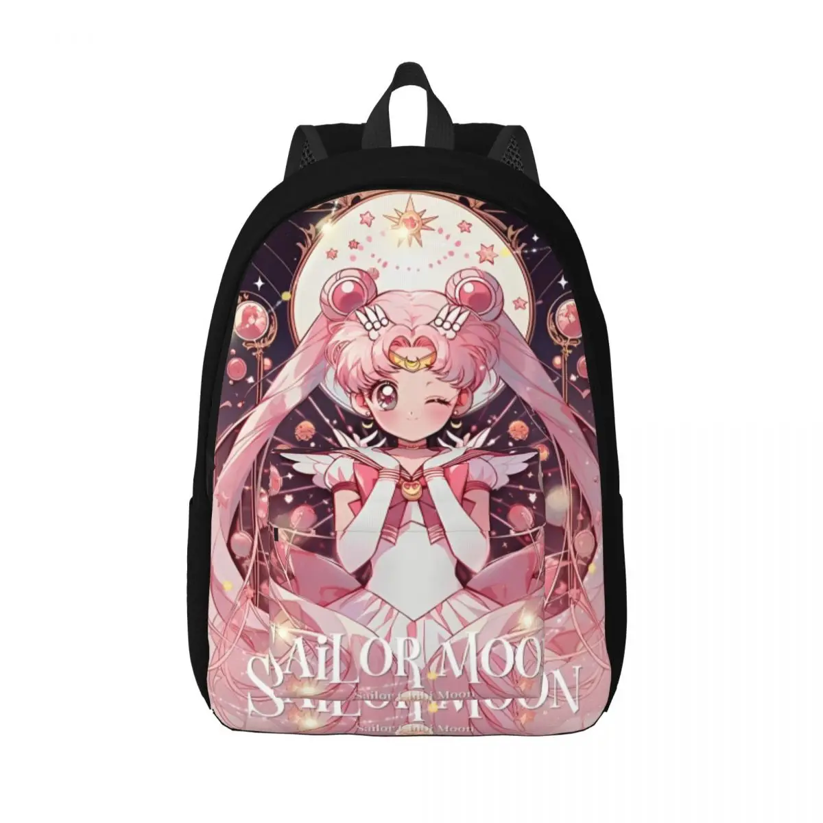 

Magical Girl Cool Backpack Outdoor Student Hiking Travel Shojo Manga Comics Daypack for Men Women Laptop Shoulder Bag