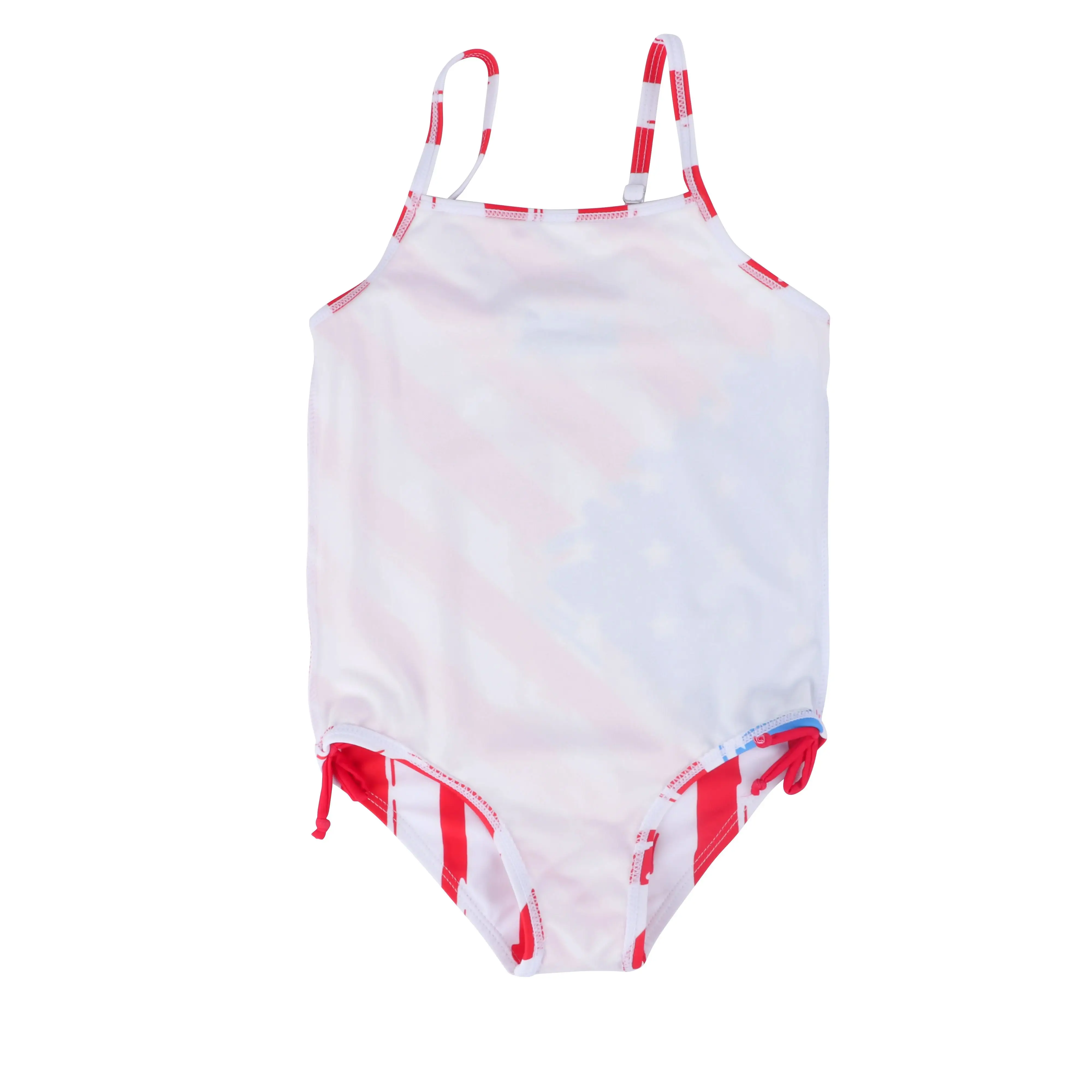 Neue Kinder Badeanzug Mädchen Schlinge Bikini einteiligen Badeanzug niedlichen kleinen Mädchen Set Sonnenschutz Badeanzug