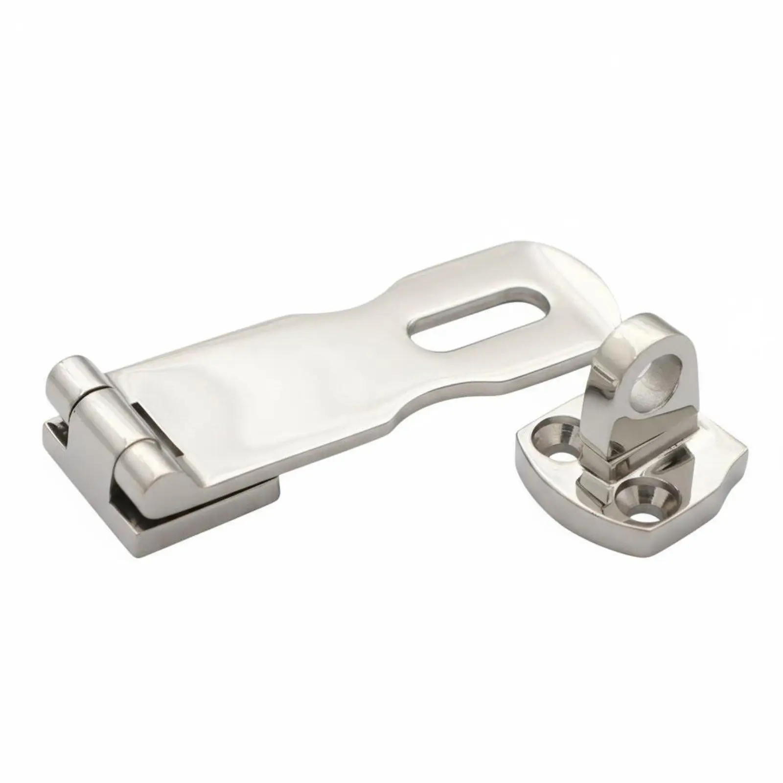 316 Stainless Steel Hasp Marine Grade Hasp Latch Rustproof Security Hardware for