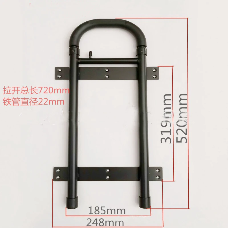 Stage Flight Case Accessories External Iron Pull Rod Tool Box Trolley Cabinet Pull Rod Iron Pipe Pull Rod