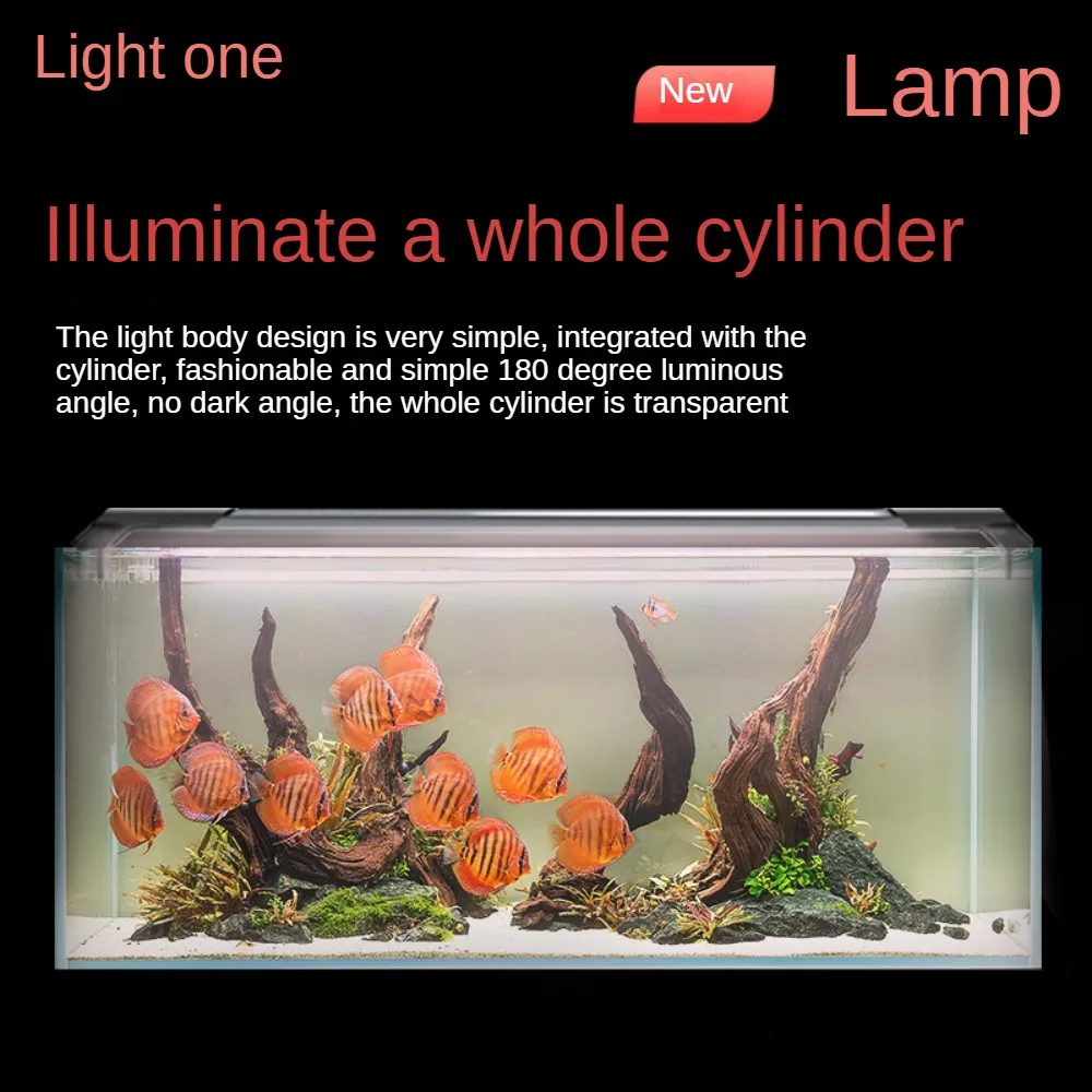 Fish Tank Light Brightening Red Scleropages Light LED Composite Light Source Lighting Waterproof Ornamental Fish Red Waterproof