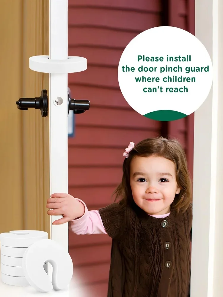 6 шт., защита от защемления дверей, защита от защемления дверей, дополнительная мягкая пенопластовая защита от защемления пальцев, защита для пальцев для детей