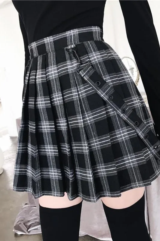 

Плиссированные юбки Aline с высокой талией, повседневная юбка больших размеров для колледжа, уличная модная женская одежда премиум-класса