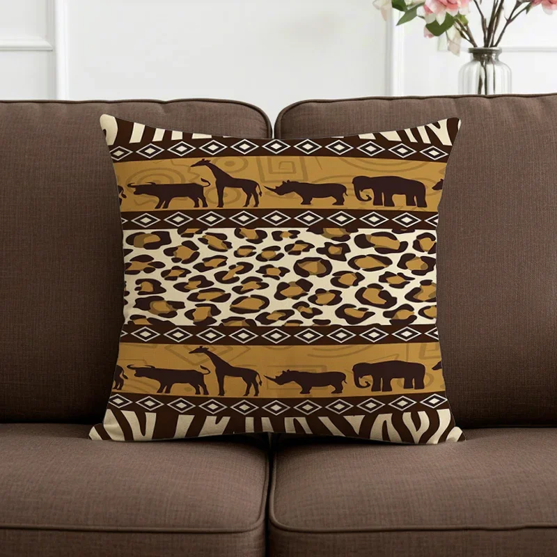 

Bohemian Tassel Pillow Cover Cotton Square Cushion Case Boho Home Decor Sofa Bedroom Black White 18x18 Inches