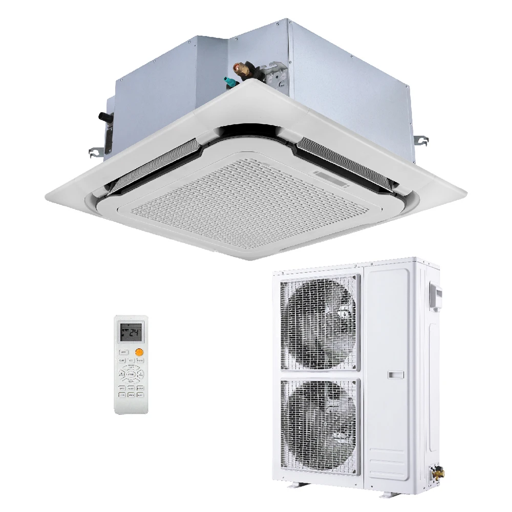 50/60Hz 36000 60000K Light Commercial Air Conditioning Inverter ceiling Cassette R410a split  handler unit conditioner