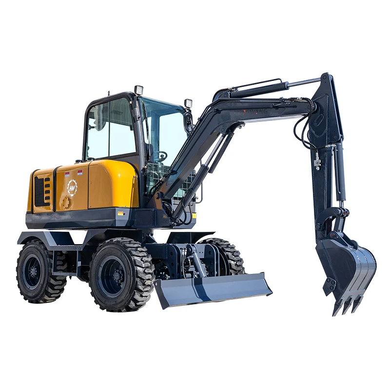

Wheel Excavator 4 tons Industrial Machinery Equipment Excavator Engineering Construction Garden Road Tools Support Customization