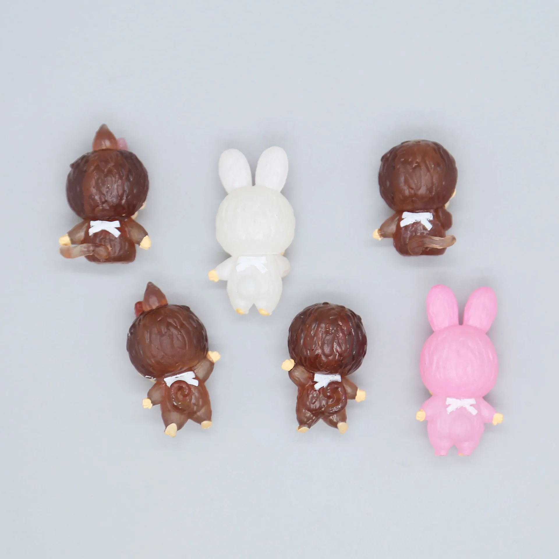 Anime dos desenhos animados para mongqi boneca diy kawaii figura de ação ffice ornamentos de mesa decoração presentes surpresa