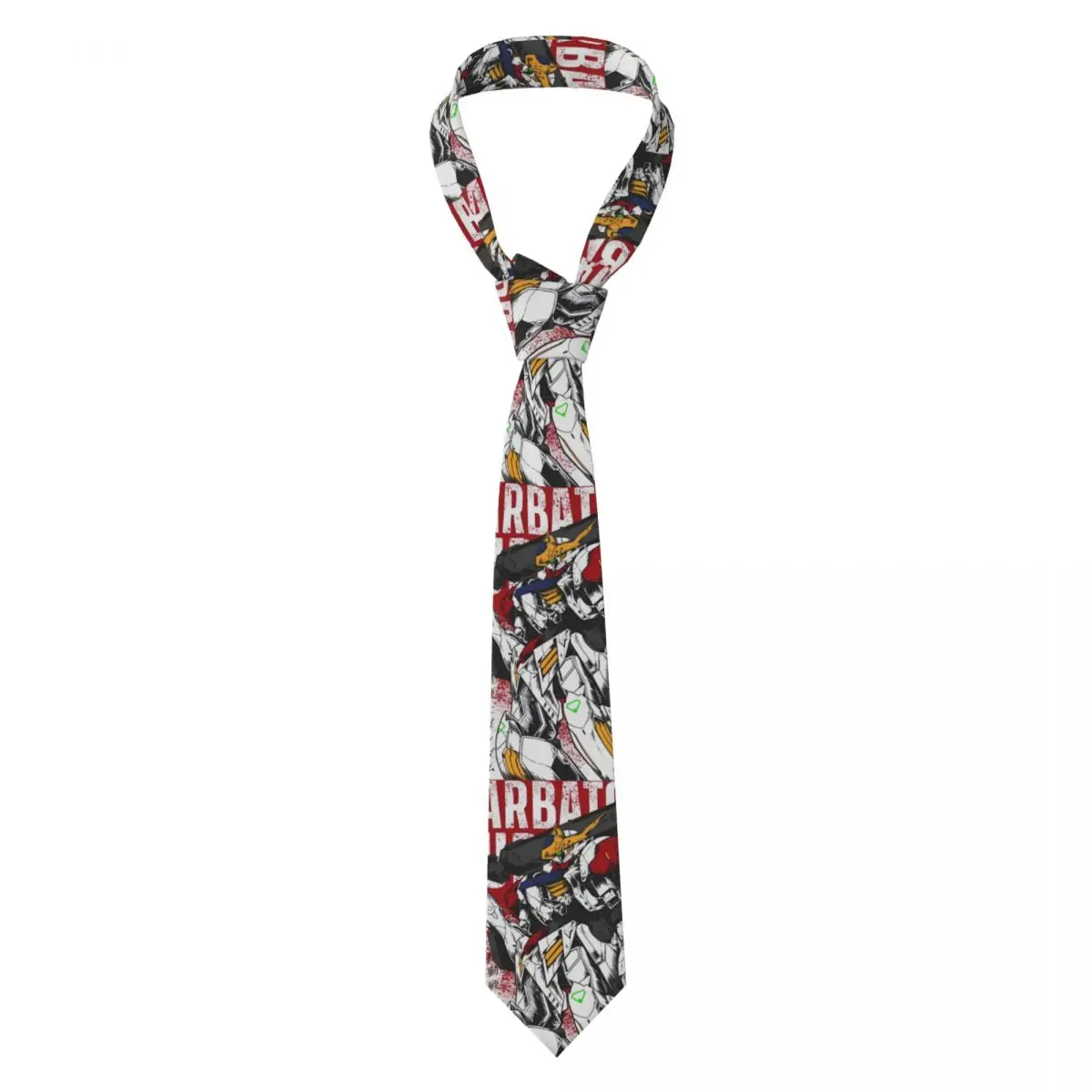 

Custom G-Gundams Movie Necktie Men Silk Poster Neck Ties for Office