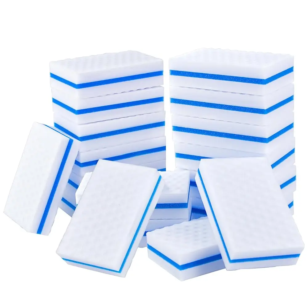 

Upgrade Melamine Sponge, 20 Pack Extra Thick More Lasting 3X Density Premium Magic Sponge Eraser, Multi Surface Power Scrubb