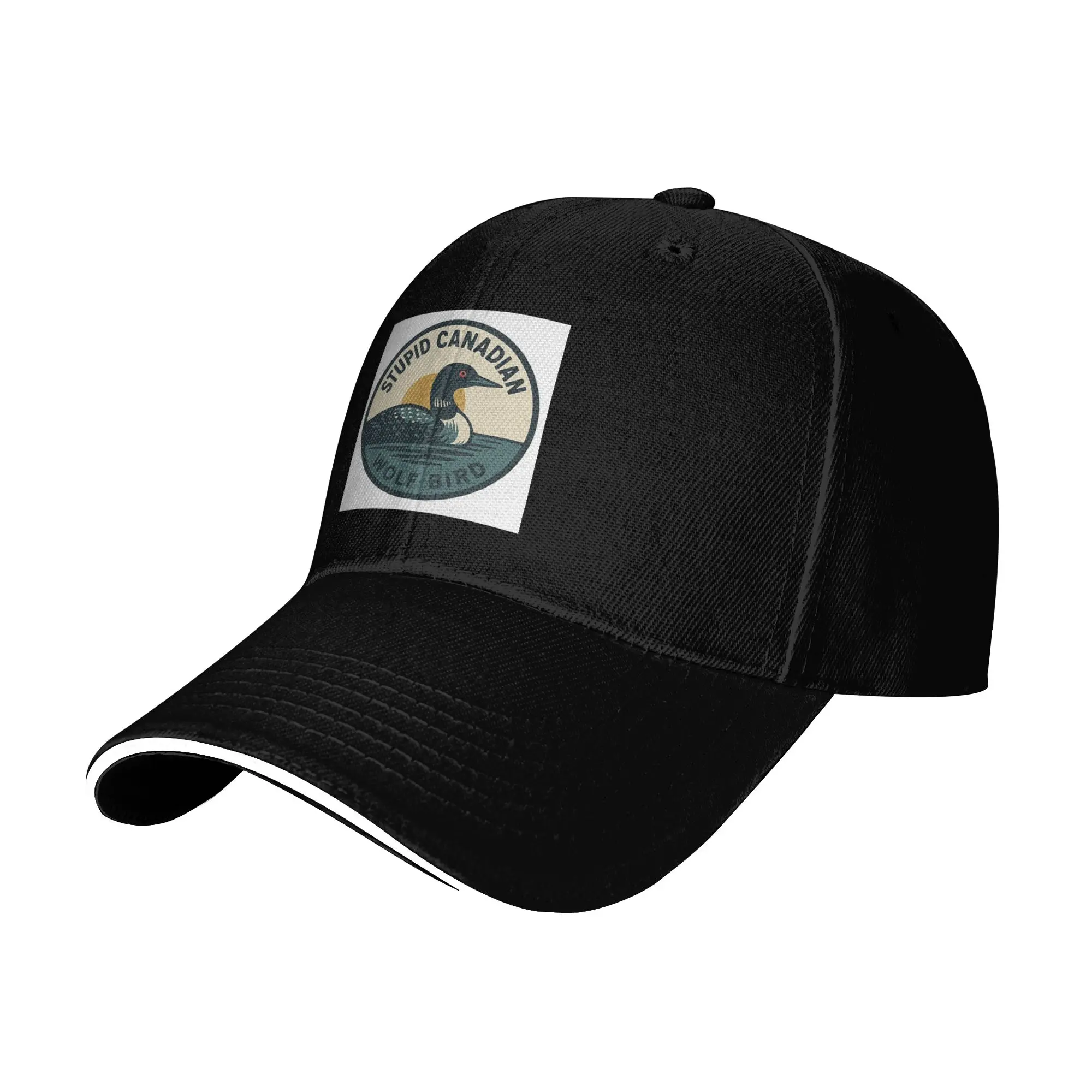 Heated Rivalry Stupid Canadian Wolf Bird Cap Baseball Caps Adjustable Hat Hip Hop Summer Unisex Baseball Hats Customizable