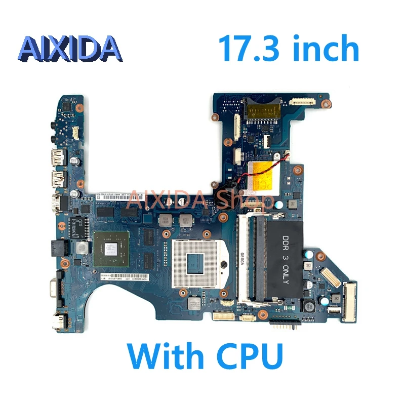 

AIXIDA BA41-01372A BA41-01373A BA92-07131B BA92-07131A 17.3 inch For samsung NP-RF710 RF710 Laptop motherboard HM55 GT330M GPU