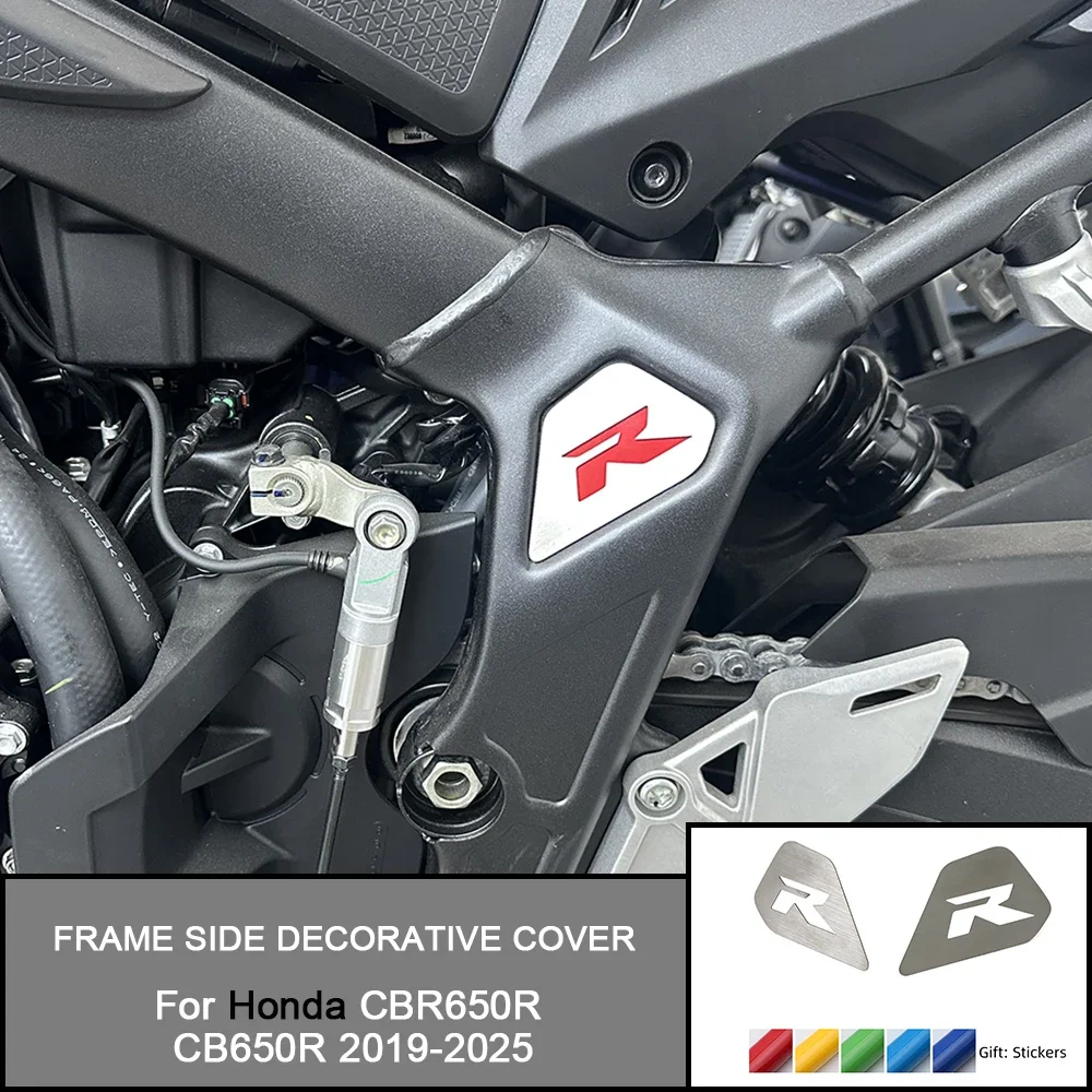 

For Honda CBR650R CB650R 2019 2020 2021 2022 2023 2024 2025 Stainless Steel Frame Side Decorative Frame Side Cover Trim Covers